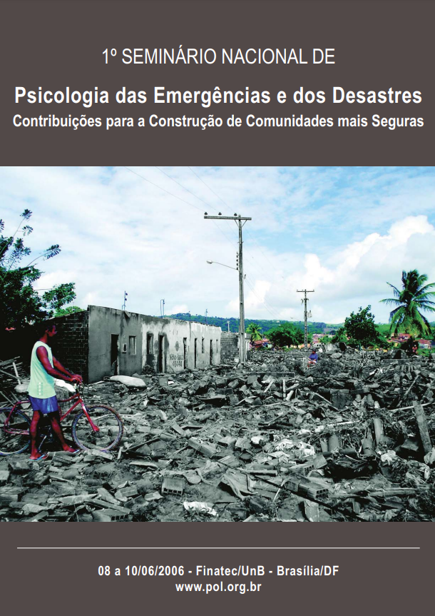 1° Seminário Nacional de Psicologia das Emergências e dos Desastres